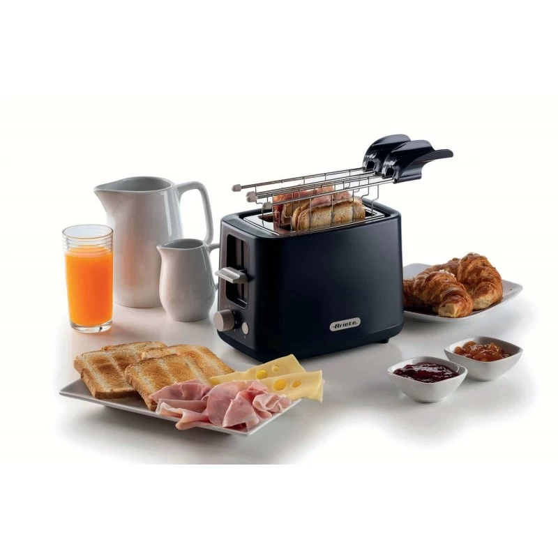Ariete 157 Tostapane Breakfast, 760W, Capacità 2 Fette Di Pane, Pinze In Acciaio Inox, 7 Livelli Di Doratura, Pulsante Stop, 4 Ariete 157 Tostapane Breakfast, 760W, Capacità 2 Fette Di Pane, Pinze In Acciaio Inox, 7 Livelli Di Doratura, Pulsante Stop, – Bild 2