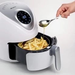 Ariete 4616 Airy Fryer Digital, Friggitrice Ad Aria Digitale, Capacità 2,6 L, 1300 W, Time ‘60 Minuti, 7 Programmi, Bianco -Bestes Kleingeräte Geschäft ariete 4616 airy fryer digital friggitrice ad aria digitale capacita 26 l 1300 w time 60 minuti 7 programmi bianco 2