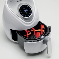 Ariete 4616 Airy Fryer Digital, Friggitrice Ad Aria Digitale, Capacità 2,6 L, 1300 W, Time ‘60 Minuti, 7 Programmi, Bianco -Bestes Kleingeräte Geschäft ariete 4616 airy fryer digital friggitrice ad aria digitale capacita 26 l 1300 w time 60 minuti 7 programmi bianco 3