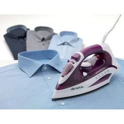 Ariete 6235 Ferro Da Stiro A Secco E A Vapore Ceramica 2000 W Porpora, Bianco -Bestes Kleingeräte Geschäft ariete 6235 ferro da stiro a secco e a vapore ceramica 2000 w porpora bianco 1