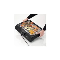 Ariete 723 Barbecue Bistecchiera Elettrica Nero 2000 W Party Grill -Bestes Kleingeräte Geschäft ariete 723 barbecue bistecchiera elettrica nero 2000 w party grill 1 2