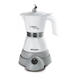Ariete 1358 Moka Elettrica 4/2 Tazze Moka Aroma Bianca