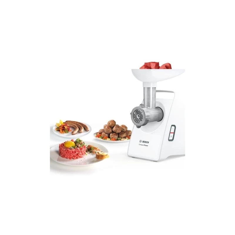 Bosch CompactPower MFW3520W Tritacarne 500 W Bianco 4 Bosch CompactPower MFW3520W Tritacarne 500 W Bianco – Bild 2