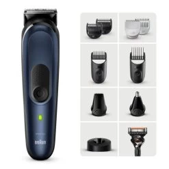 Braun BodyGroomer MGK7421 Rasoio Elettrico / Regolabarba / Tagliabasette Blu