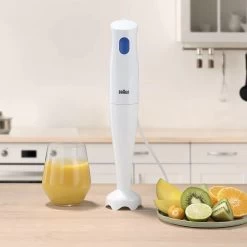 Braun MultiQuick 1 MQ 10.001P WH 0,6 L Frullatore Ad Immersione 450 W Blu, Bianco -Bestes Kleingeräte Geschäft braun multiquick 1 mq 10001p wh 06 l frullatore ad immersione 450 w blu bianco 3
