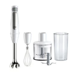 Braun MultiQuick 7 MQ7035IWH 0,6 L Frullatore Ad Immersione 1000 W Acciaio Inossidabile, Bianco