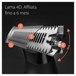 Braun Regolabarba Uomo E Rasoio Elettrico Barba Series X, Con Innovativa Lama 4D E Protezione SkinShield, Testina Flessibile A -Bestes Kleingeräte Geschäft braun regolabarba uomo e rasoio elettrico barba series x con innovativa lama 4d e protezione skinshield testina flessibile a due 4
