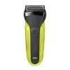 Braun Series 3 300 Rasoio Elettrico Barba, Nero/Verde Elettrico -Bestes Kleingeräte Geschäft braun series 3 300 rasoio elettrico barba nero verde elettrico