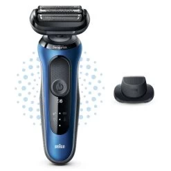 Braun Series 6 61-B1200s Rasoio Trimmer Nero, Blu -Bestes Kleingeräte Geschäft braun series 6 61 b1200s rasoio trimmer nero blu 4