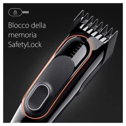 Braun Tagliacapelli Uomo Series 5 HC5310, Con 9 Impostazioni Di Lunghezza, Sistema Di Memoria Safetylock Per Salvare L’ -Bestes Kleingeräte Geschäft braun tagliacapelli uomo series 5 hc5310 con 9 impostazioni di lunghezza sistema di memoria safetylock per salvare l impostazion 4