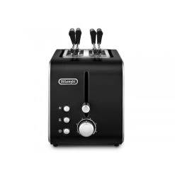 De'Longhi De’Longhi CTX 2203.BK Tostapane 2 Fetta/e 550 W Nero, Argento -Bestes Kleingeräte Geschäft delonghi ctx 2203bk tostapane 2 fetta e 550 w nero argento 1