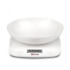Girmi PS01 Bianco Superficie Piana Rotondo Bilancia Da Cucina Elettronica -Bestes Kleingeräte Geschäft girmi ps01 bianco superficie piana rotondo bilancia da cucina elettronica 1