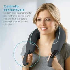 Homedics Nms-255-Eu Massaggiatore Massaggiatore Shiatsu Per Il Collo, 2 Programmi -Bestes Kleingeräte Geschäft homedics nms 255 eu massaggiatore collo grigio 4