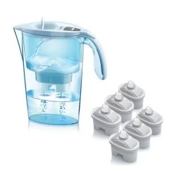 Laica Kit 6 Filtri + Caraffa Filtrante Stream Line Bianca