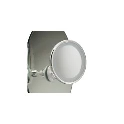 Sigiller 224 Specchio Ingrand.10X Ventosa C/Ledsolar Diam.18Cm. -Bestes Kleingeräte Geschäft macom 224 specchietto per trucco cromo bianco 4