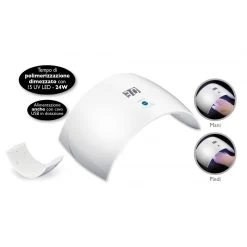 Macom Lampada Asciugatrice Smalto Per Unghie UV + LED 15 W