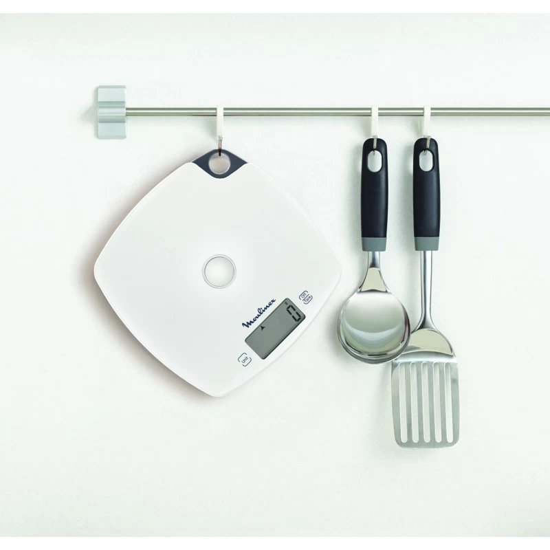 Moulinex BN1000 Grigio, Bianco Quadrato Bilancia Da Cucina Elettronica 6 Moulinex BN1000 Grigio, Bianco Quadrato Bilancia Da Cucina Elettronica – Bild 4