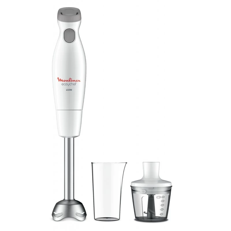 Moulinex DD4521 Easychef, Mixer Ad Immersione 2in1, Con Bicchiere Da 800 Ml E Accessorio Tritatutto Da 500 Ml, 2 Impostazioni 3 Moulinex DD4521 Easychef, Mixer Ad Immersione 2in1, Con Bicchiere Da 800 Ml E Accessorio Tritatutto Da 500 Ml, 2 Impostazioni