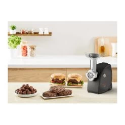 Moulinex ME472832 Tritacarne 2000 W Nero, Acciaio Inossidabile -Bestes Kleingeräte Geschäft moulinex me472832 tritacarne 2000 w nero acciaio inossidabile 3