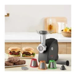 Moulinex ME472832 Tritacarne 2000 W Nero, Acciaio Inossidabile -Bestes Kleingeräte Geschäft moulinex me472832 tritacarne 2000 w nero acciaio inossidabile 4