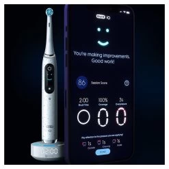 Oral B Oral-B IO Spazzolino Elettrico Ricaricabile 10 Bianco,1 Testina, 1 Custodia Da Viaggio Ricaricabile, 1 Caricatore Sense -Bestes Kleingeräte Geschäft oral b io spazzolino elettrico ricaricabile 10 bianco1 testina 1 custodia da viaggio ricaricabile 1 caricatore sense 4