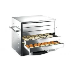 Reber 10080N Essiccatore A Controllo Digitale Per Alimenti: Frutta, Verdu -Bestes Kleingeräte Geschäft reber 10080 n disidratatore alimentare acciaio inossidabile 260 w 1