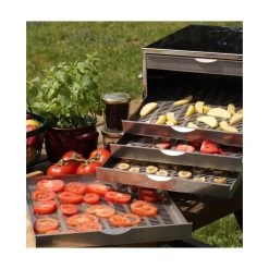 Reber 10080N Essiccatore A Controllo Digitale Per Alimenti: Frutta, Verdu -Bestes Kleingeräte Geschäft reber 10080 n disidratatore alimentare acciaio inossidabile 260 w 2