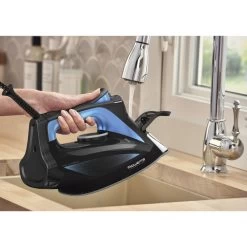 Rowenta DW5310 Ferro A Vapore Piastra Solare Microsteam 400 HD Laser 2700 W Nero, Blu -Bestes Kleingeräte Geschäft rowenta dw5310 ferro a vapore piastra solare microsteam 400 hd laser 2700 w nero blu 4