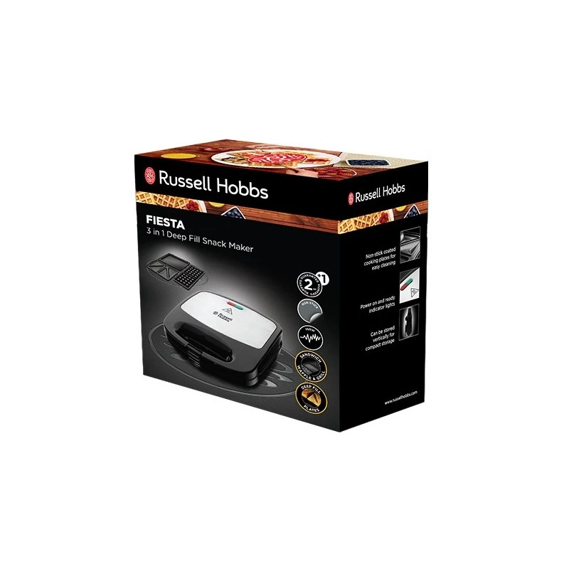 Russell Hobbs Fiesta Tostiera 750 W Nero, Acciaio Inossidabile 4 Russell Hobbs Fiesta Tostiera 750 W Nero, Acciaio Inossidabile – Bild 2