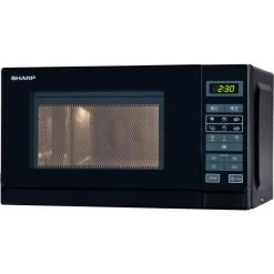 Sharp Home Appliances R-242 BKW Forno A Microonde Superficie Piana Solo Microonde 20 L 800 W Nero