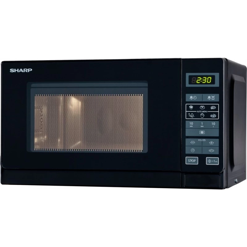 Sharp Home Appliances R-242 BKW Forno A Microonde Superficie Piana Solo Microonde 20 L 800 W Nero 3 Sharp Home Appliances R-242 BKW Forno A Microonde Superficie Piana Solo Microonde 20 L 800 W Nero