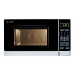 Sharp Home Appliances R-242INW Forno A Microonde Superficie Piana Solo Microonde 20 L 800 W Argento
