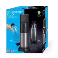 SodaStream DUO Black Nero, Acciaio Inossidabile -Bestes Kleingeräte Geschäft sodastream duo black nero acciaio inossidabile 3